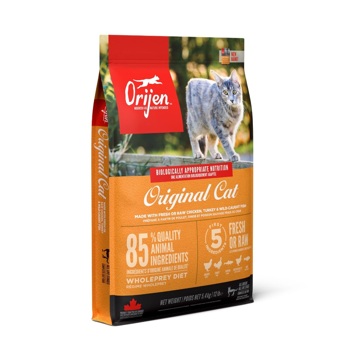 ORIJEN Original Adult Cat, hrană uscată fără cereale pisici, 5.4kg - poza 1