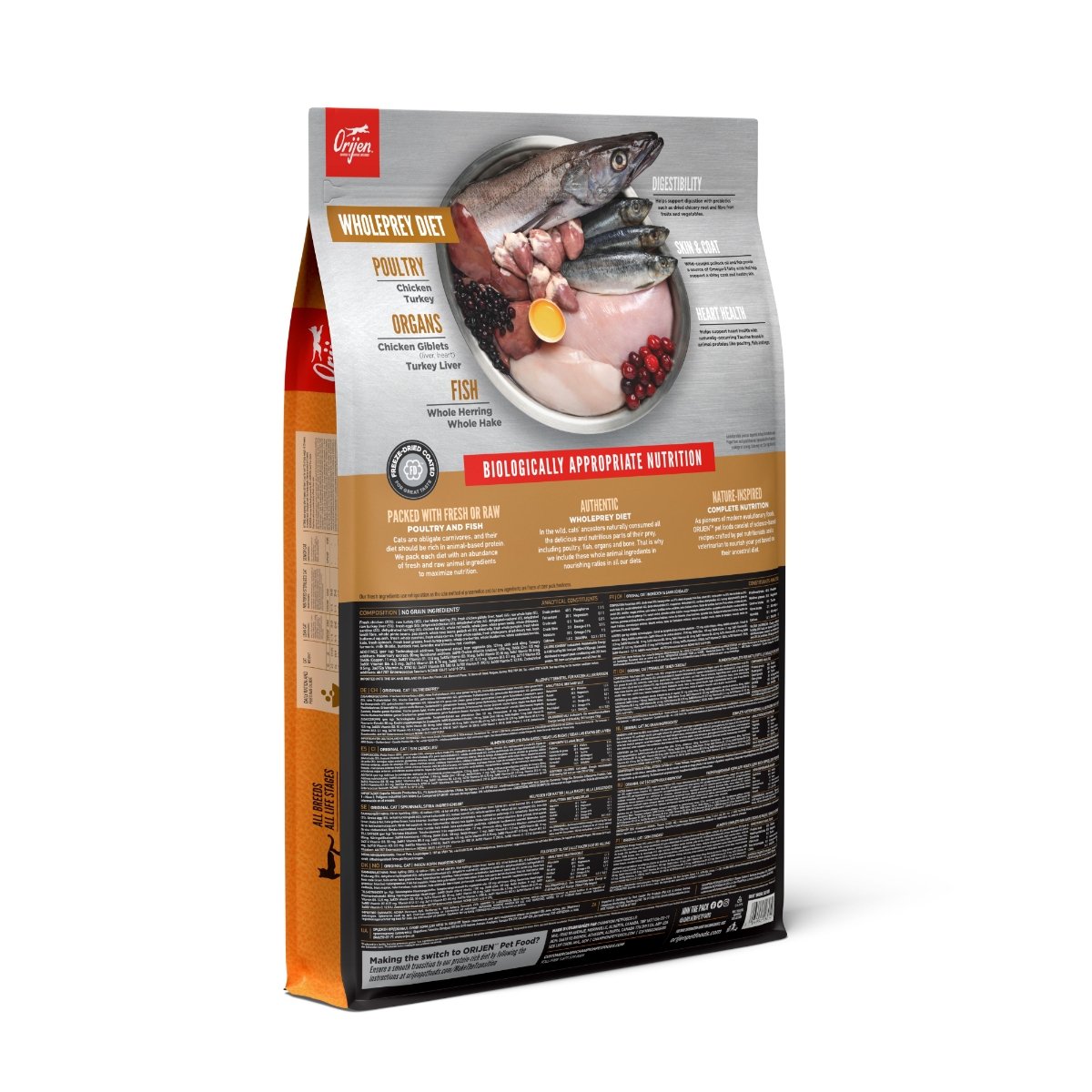 ORIJEN Original Adult Cat, hrană uscată fără cereale pisici, 5.4kg - poza 2