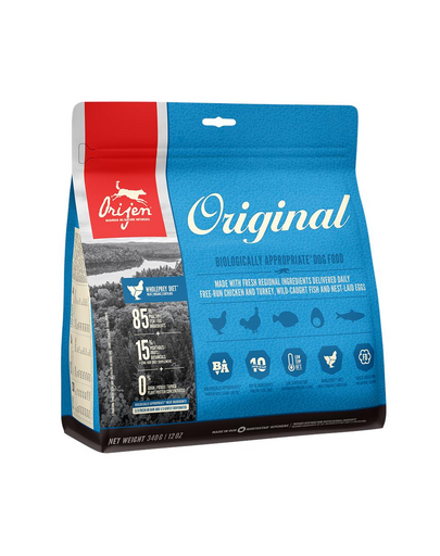ORIJEN Original Dog 340 g hrana caine adult