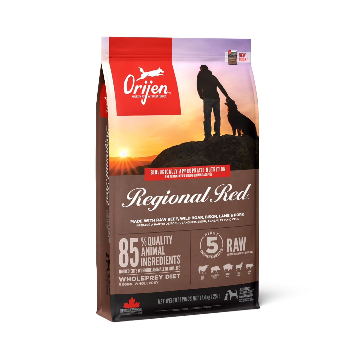 ORIJEN Regional Red, hrană uscată fără cereale câini, 11.4kg - poza 1