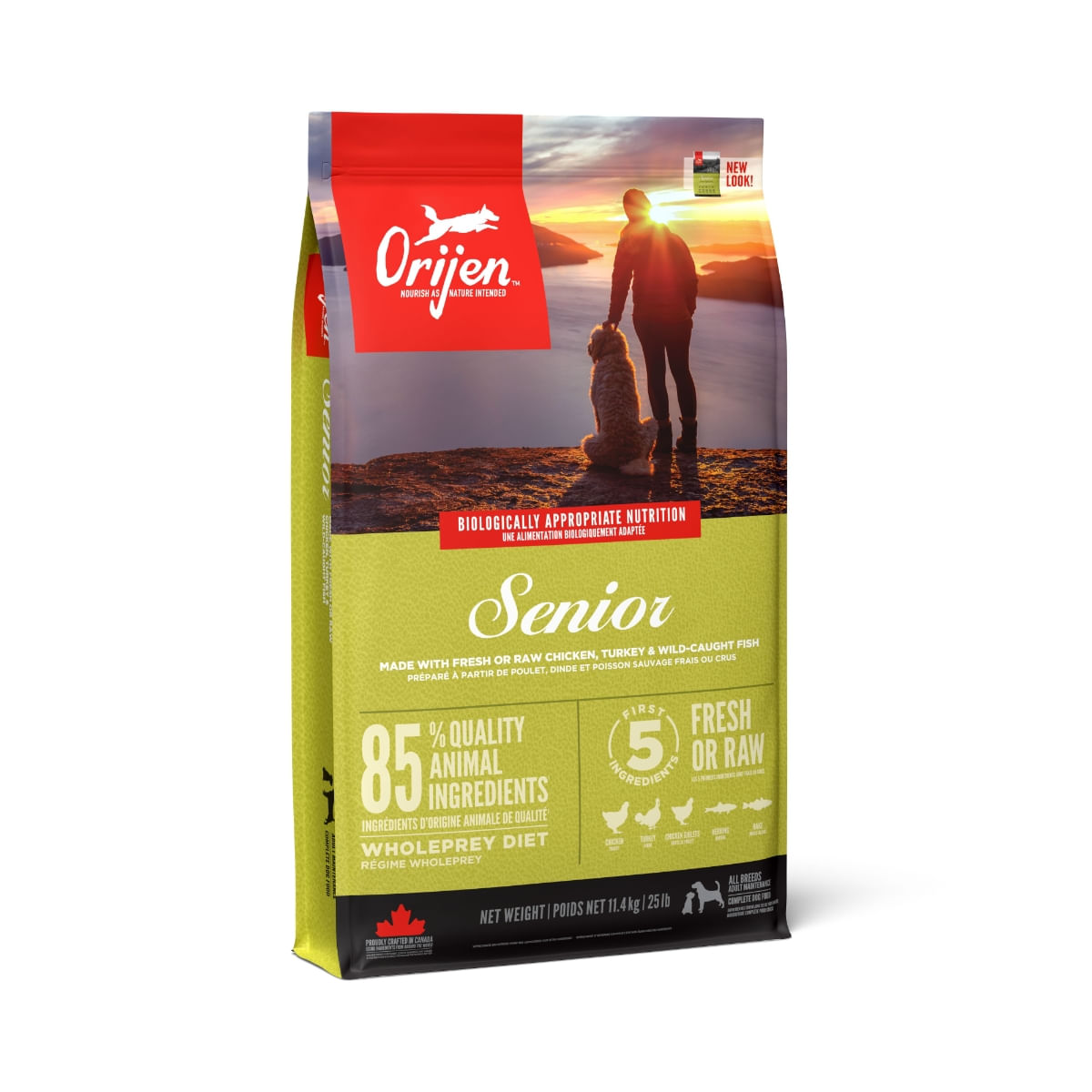 ORIJEN Senior, hrană uscată fără cereale câini senior, 11.4kg - poza 1