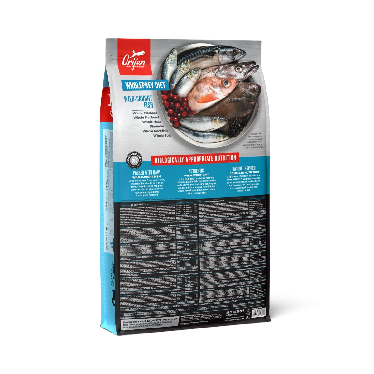 ORIJEN Six Fish, hrană uscată fără cereale câini, 11.4kg - poza 3