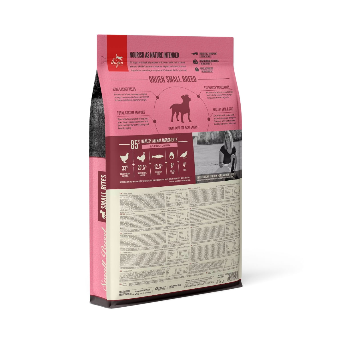 ORIJEN Small Breed, hrană uscată fără cereale câini, 1.8kg - poza 2