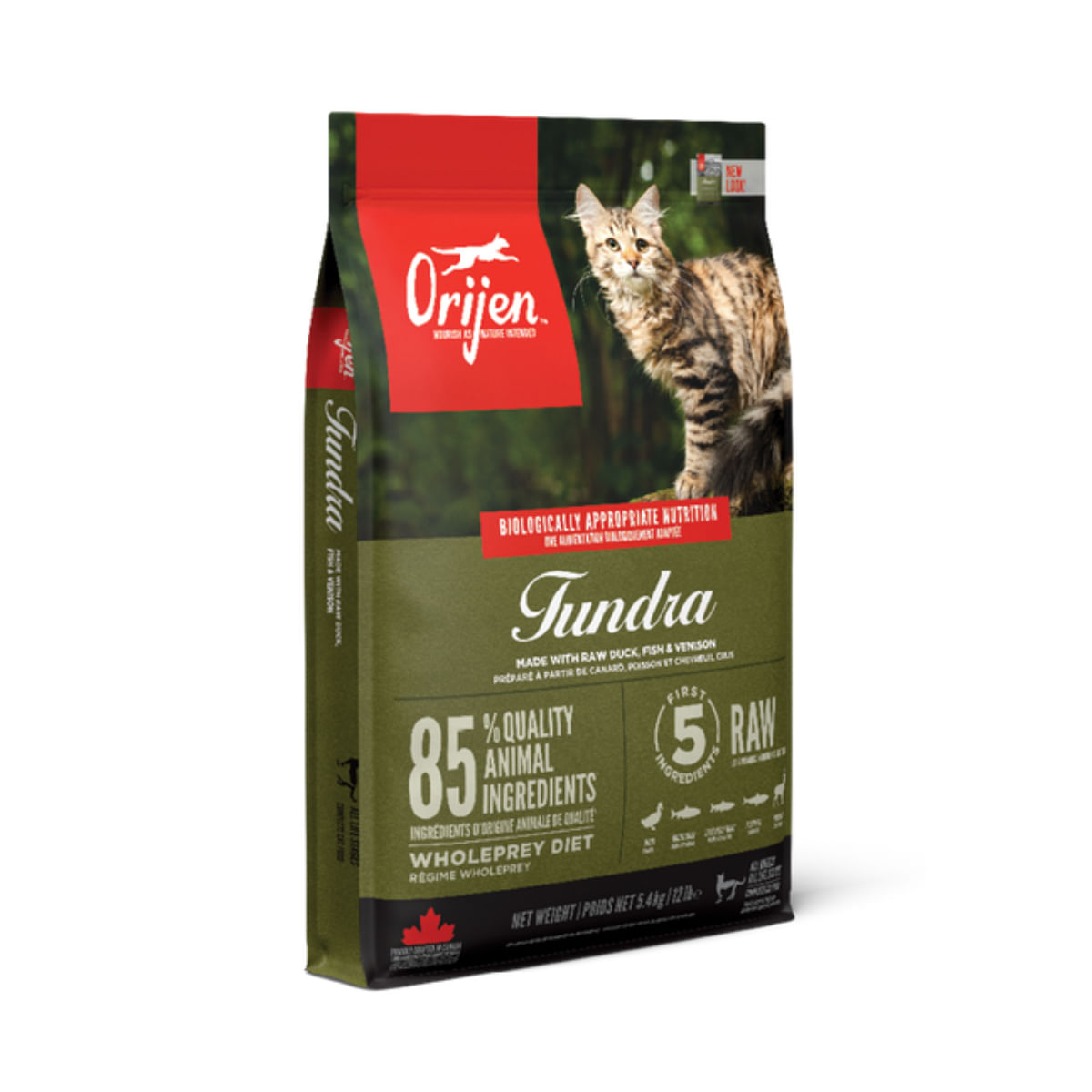 ORIJEN Tundra, Rață și Pește, hrană uscată fără cereale pisici, 5.4kg - poza 2