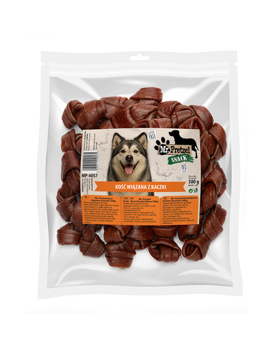 Os împletit câini rață gustare de ros MR. PRETZEL 500 g