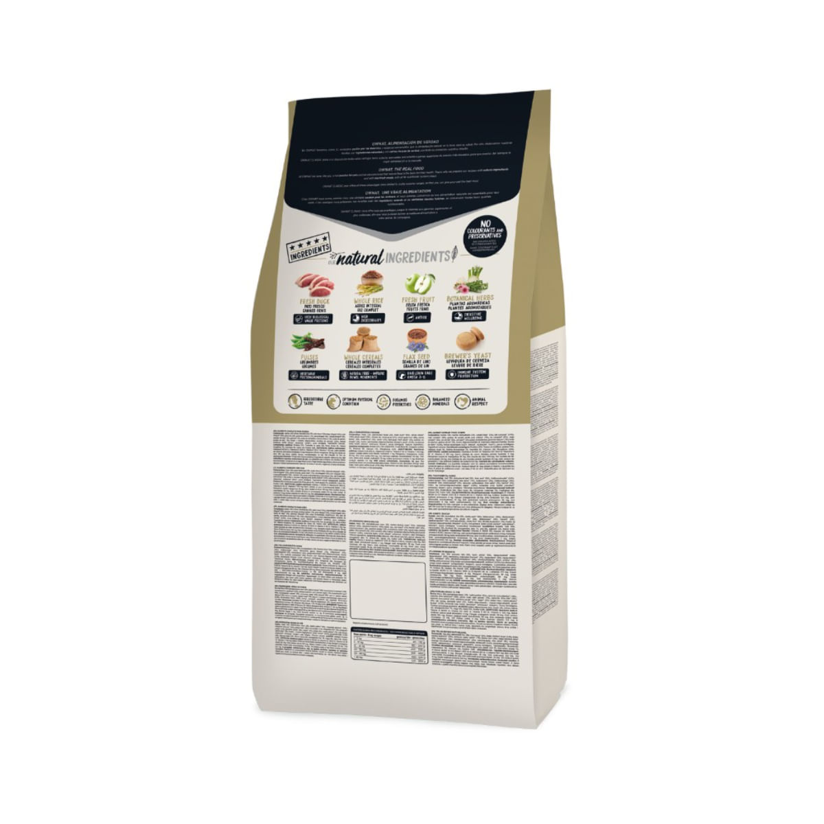 OWNAT Classic, XS-XL, Rață, hrană uscată conținut redus cereale câini, 12kg - poza 3