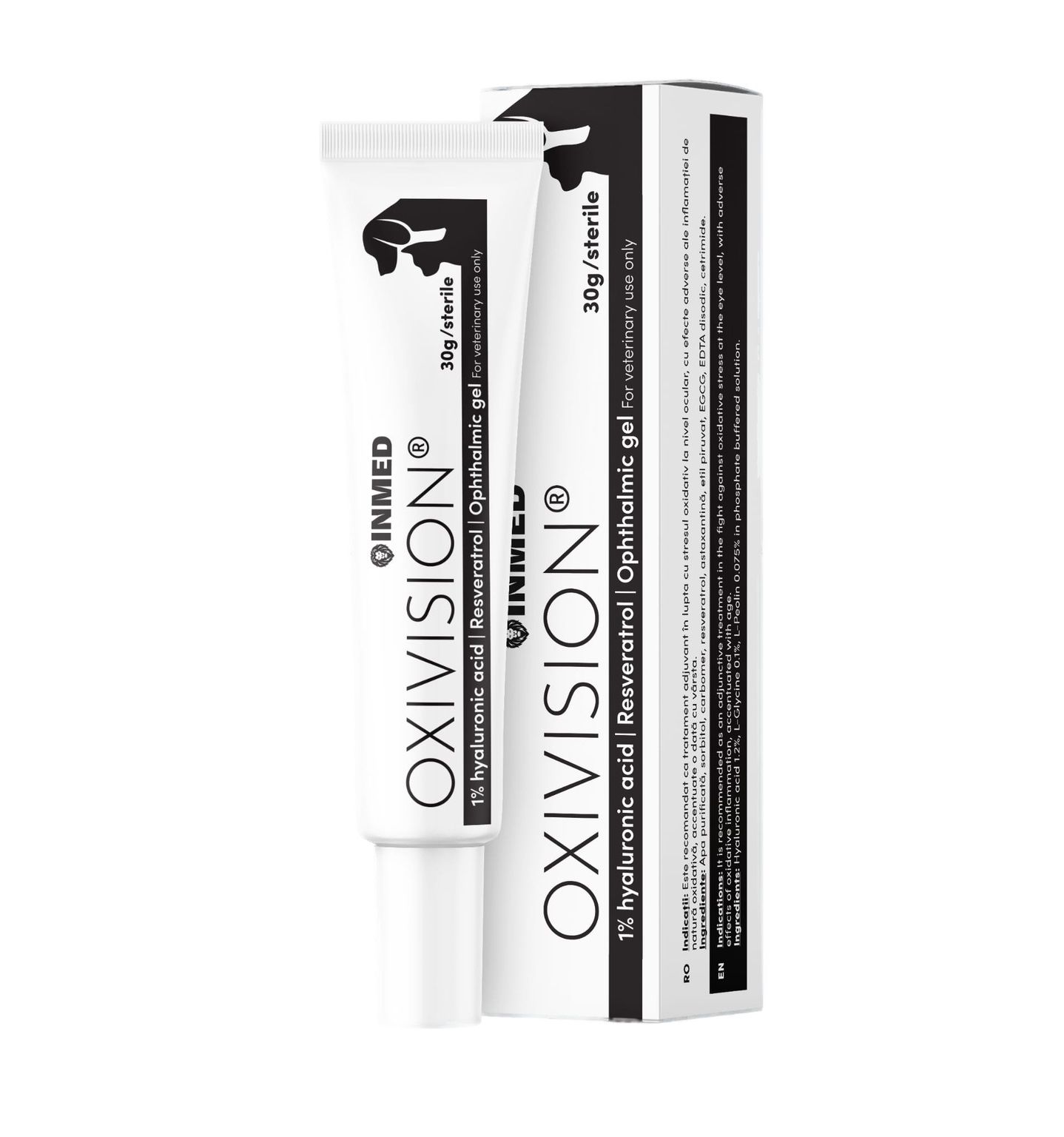 Oxivision, gel oftalmic 1% acid hialuronic si antioxidanti pentru caini si pisici, 30 g