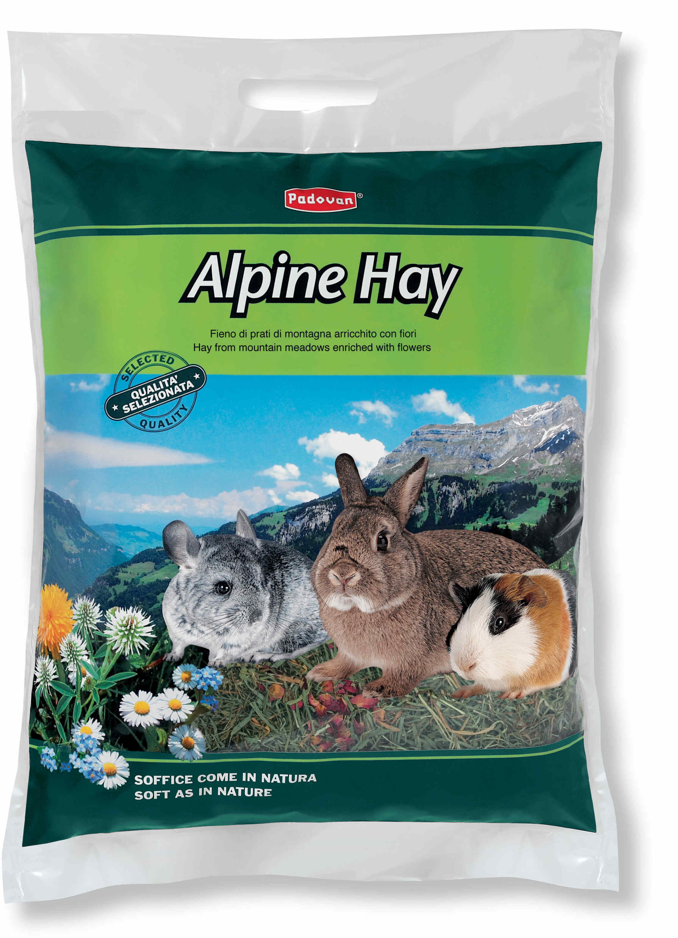 PADOVAN Alpine Hay, Fân pentru rozătoare 700g