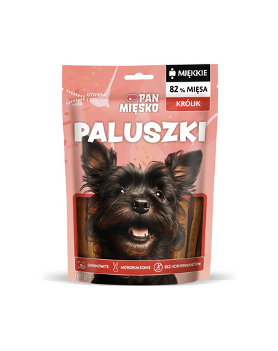 PAN MIĘSKO Batoane de Iepure Gustare pentru câini 100 g