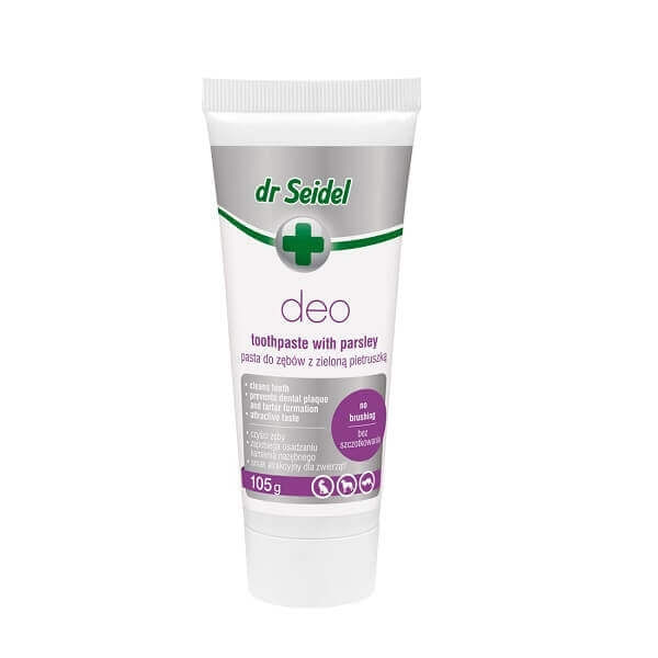 Pasta De Dinti Pentru Caini, Pisici Si Dihori Dr. Seidel Deo, 105 g - poza 2