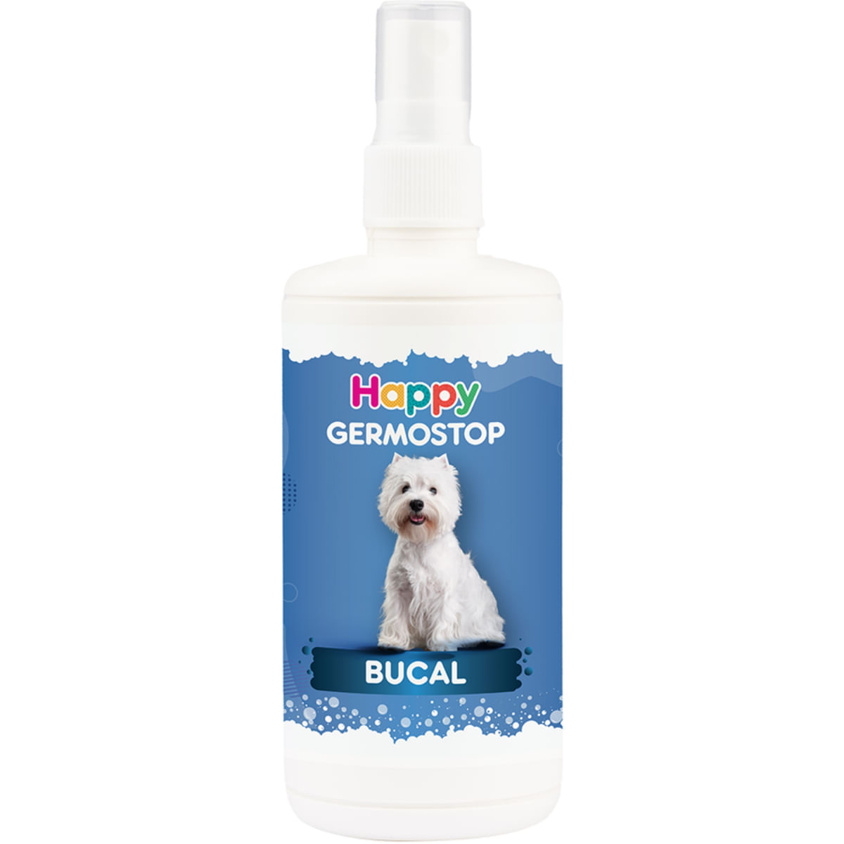 PASTEUR Germostop Bucal, XS-XL, igienă orală soluție câini și pisici, antibacterian, împrospătarea respirației, flacon cu aplicator, 200ml - poza 1