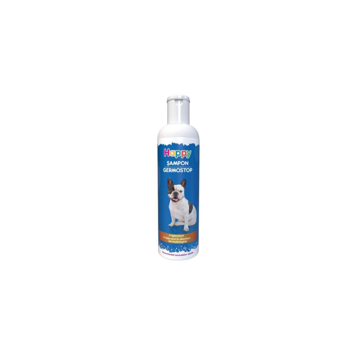 PASTEUR Happy Germostop, XS-XL, șampon câini și pisici, antibacterian, flacon, 200ml