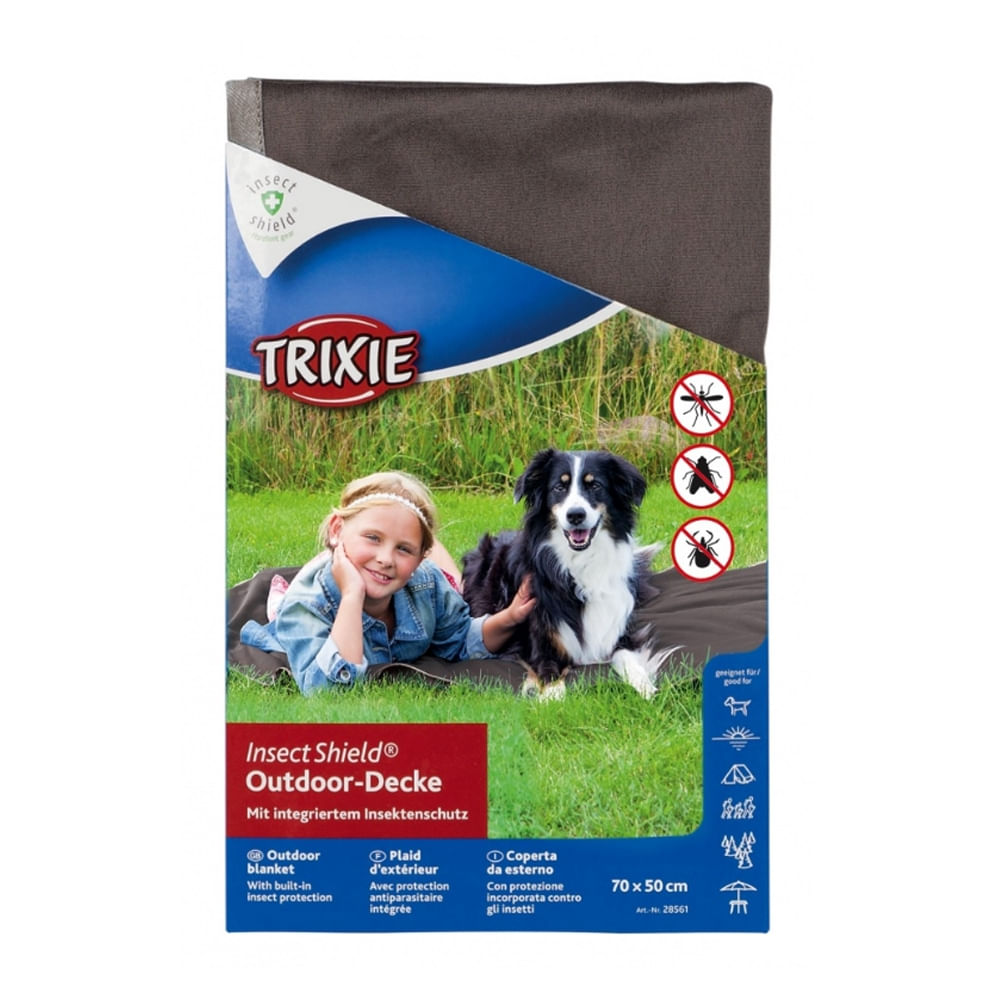Patura Trixie cu Protectie Insecte, 'Insect Shield' Patura Cu Protectie Impotriva Insectelor, 'Insect Shield', Maro, 70 X 50 Cm - poza 5