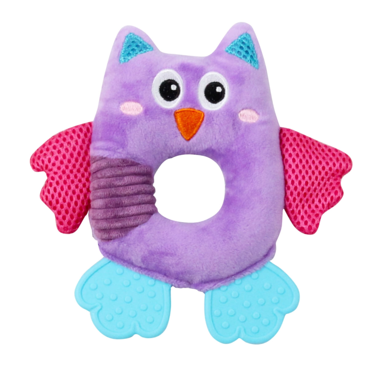 PAWISE Bufniță , jucărie de pluș câini, S-M, pluș, activități fizice, multicolor, 16 cm - poza 2