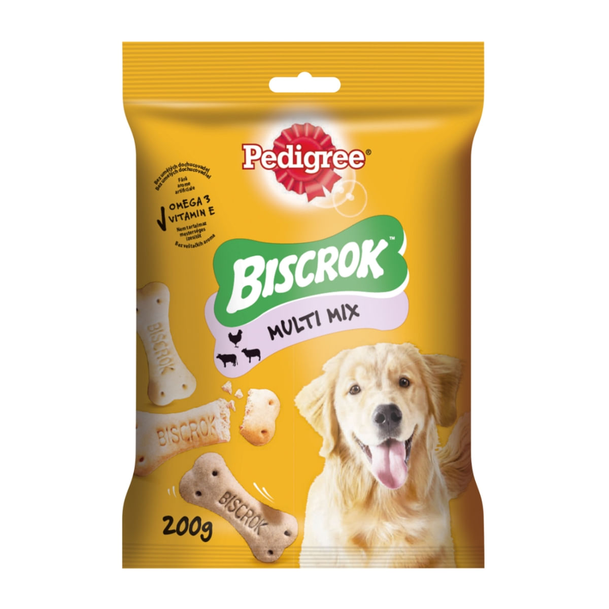 PEDIGREE Biscrok Multi Mix, recompense câini, biscuiți, Pui, Vită și Miel , 200g - poza 4