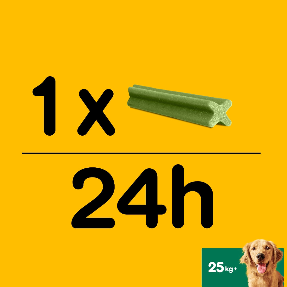PEDIGREE DentaStix Daily Fresh, recompense câini talie mare, batoane, ceai verde, 7buc - poza 5