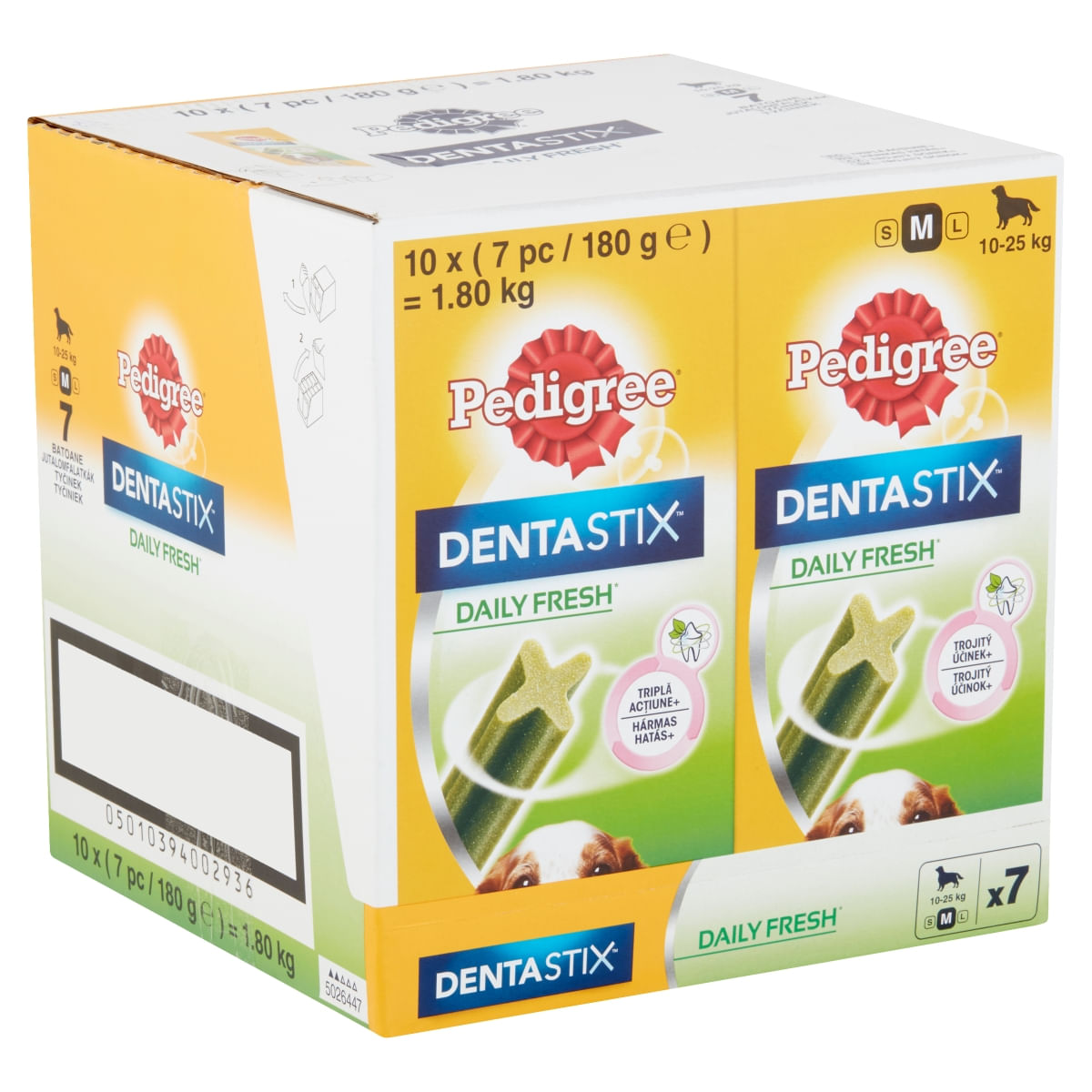 PEDIGREE DentaStix Daily Fresh, recompense câini talie medie, batoane, ceai verde, 7buc - poza 3
