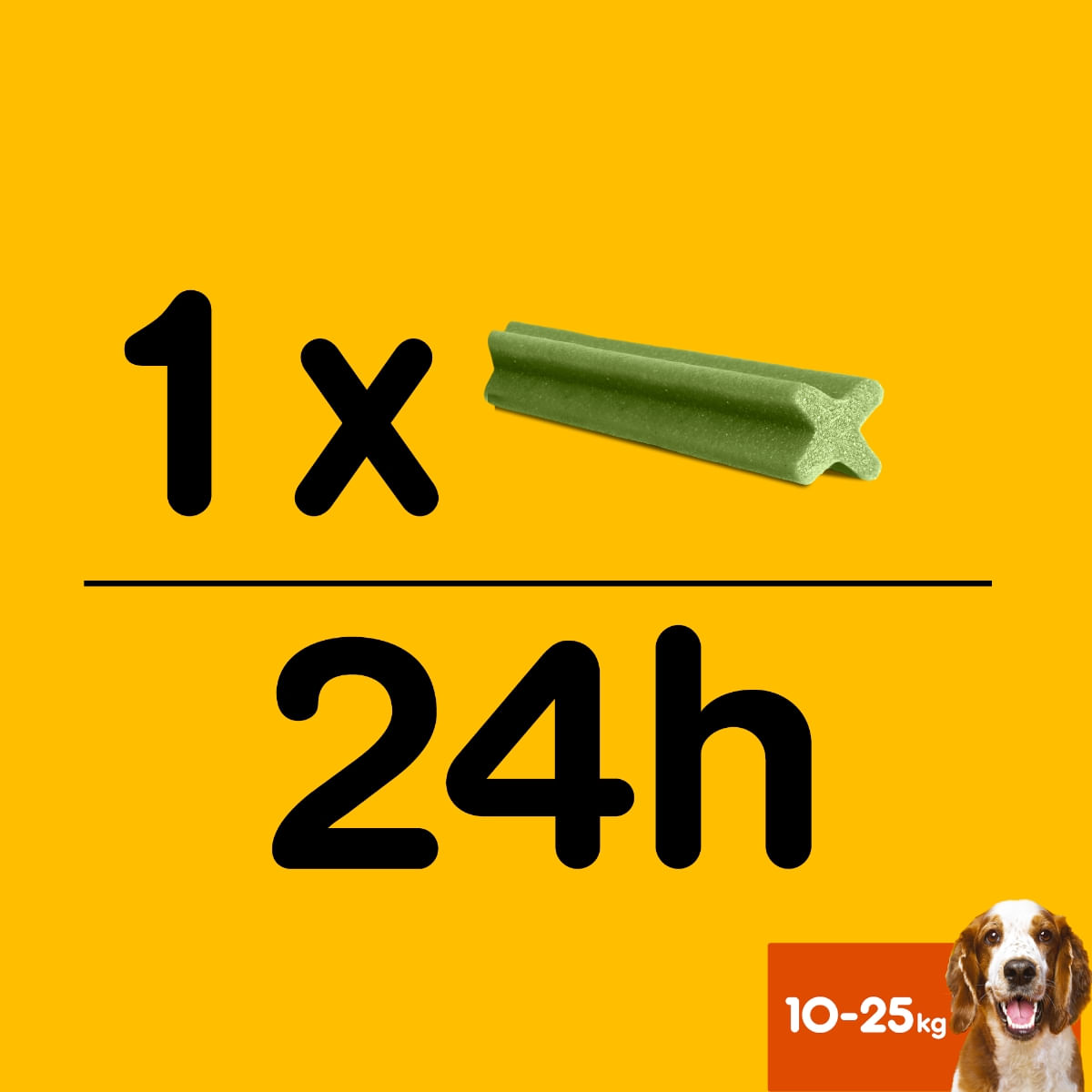 PEDIGREE DentaStix Daily Fresh, recompense câini talie medie, batoane, ceai verde, 7buc - poza 5