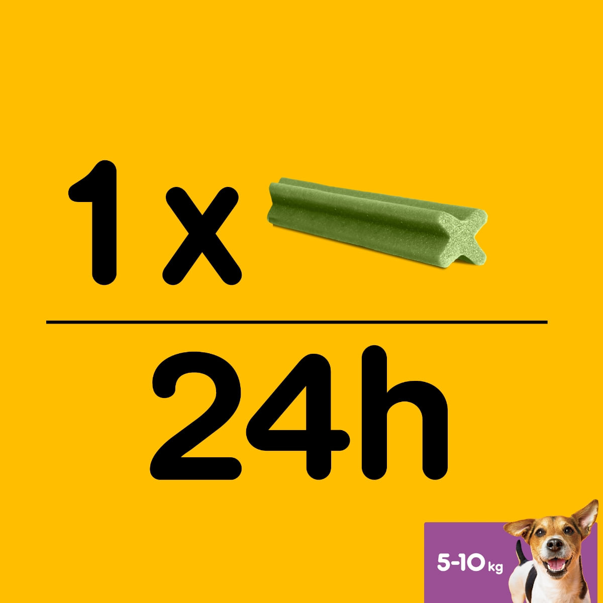 PEDIGREE DentaStix Daily Fresh, recompense câini talie mica, batoane, ceai verde, 7buc - poza 5
