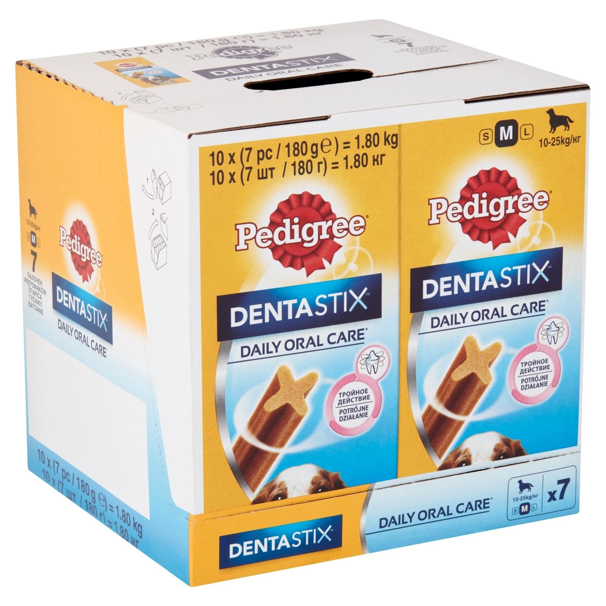 PEDIGREE DentaStix Daily Oral Care, recompense câini talie medie, batoane, 7buc - poza 4