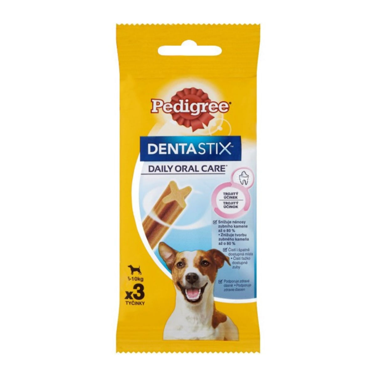 PEDIGREE DentaStix Daily Oral Care, recompense câini talie mică, batoane, 3buc - poza 1