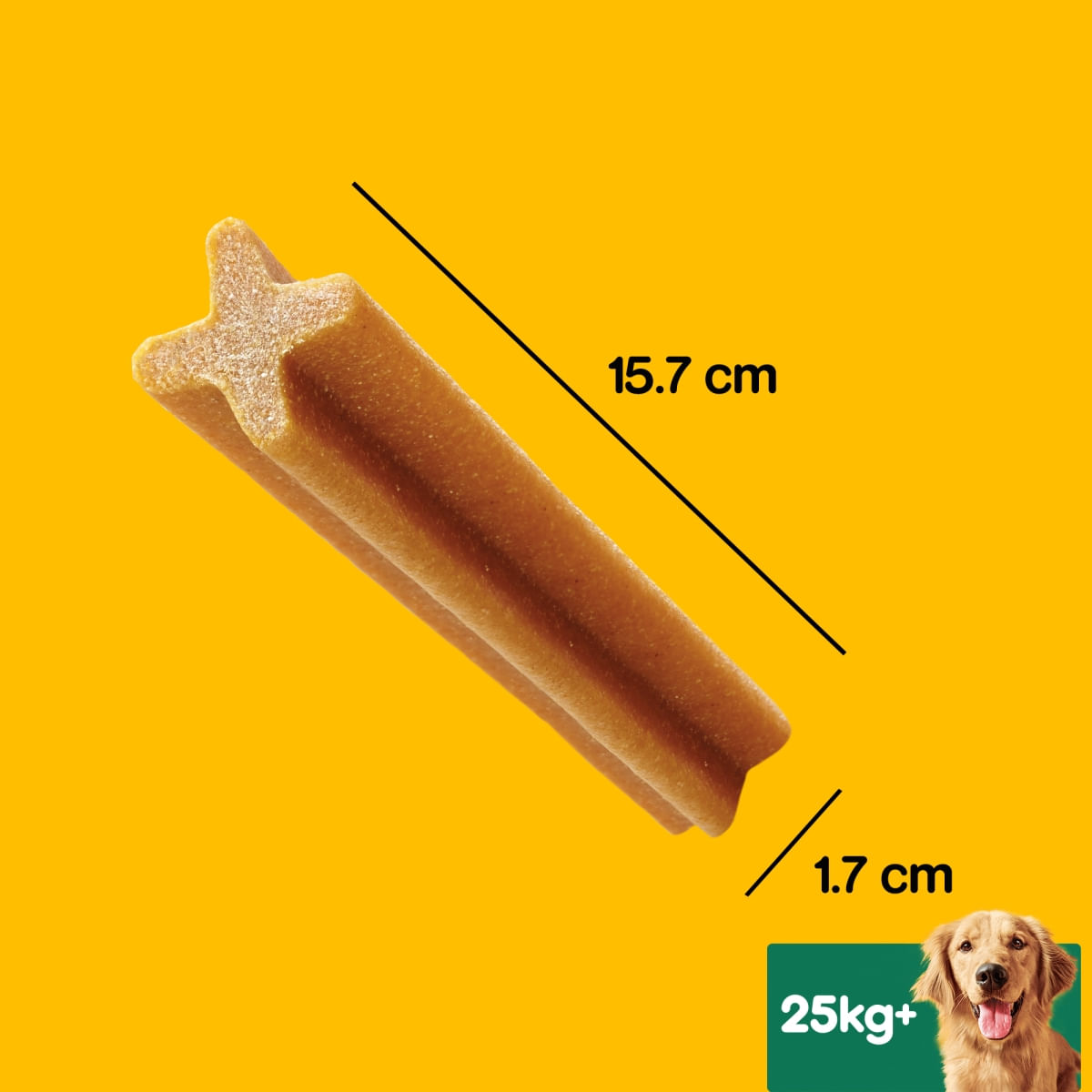 PEDIGREE DentaStix, L-XL, megapack recompense câini, 7buc x 8, 2.16kg - poza 4