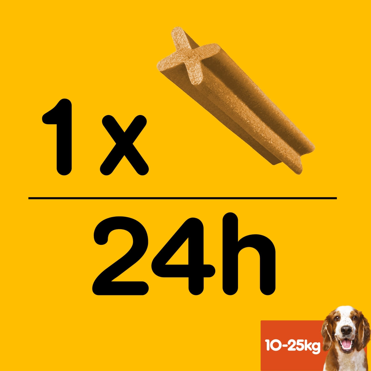 PEDIGREE DentaStix, M, megapack recompense câini, 7buc x 8, 1.44kg - poza 4