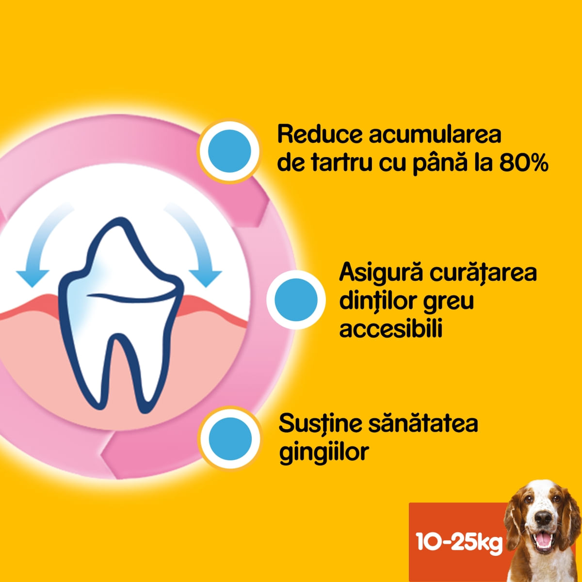 PEDIGREE DentaStix, M, megapack recompense câini, 7buc x 8, 1.44kg - poza 5