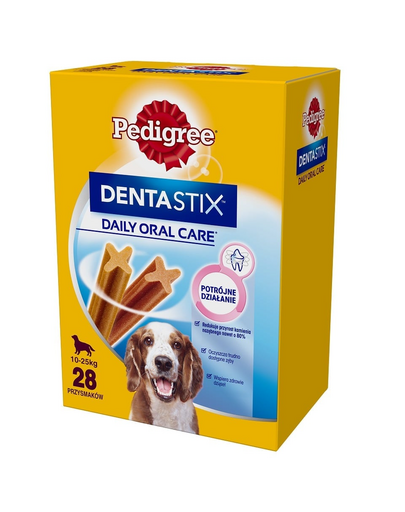 PEDIGREE DentaStix pentru caini rasa medie 52 buc.(2x4x180g)