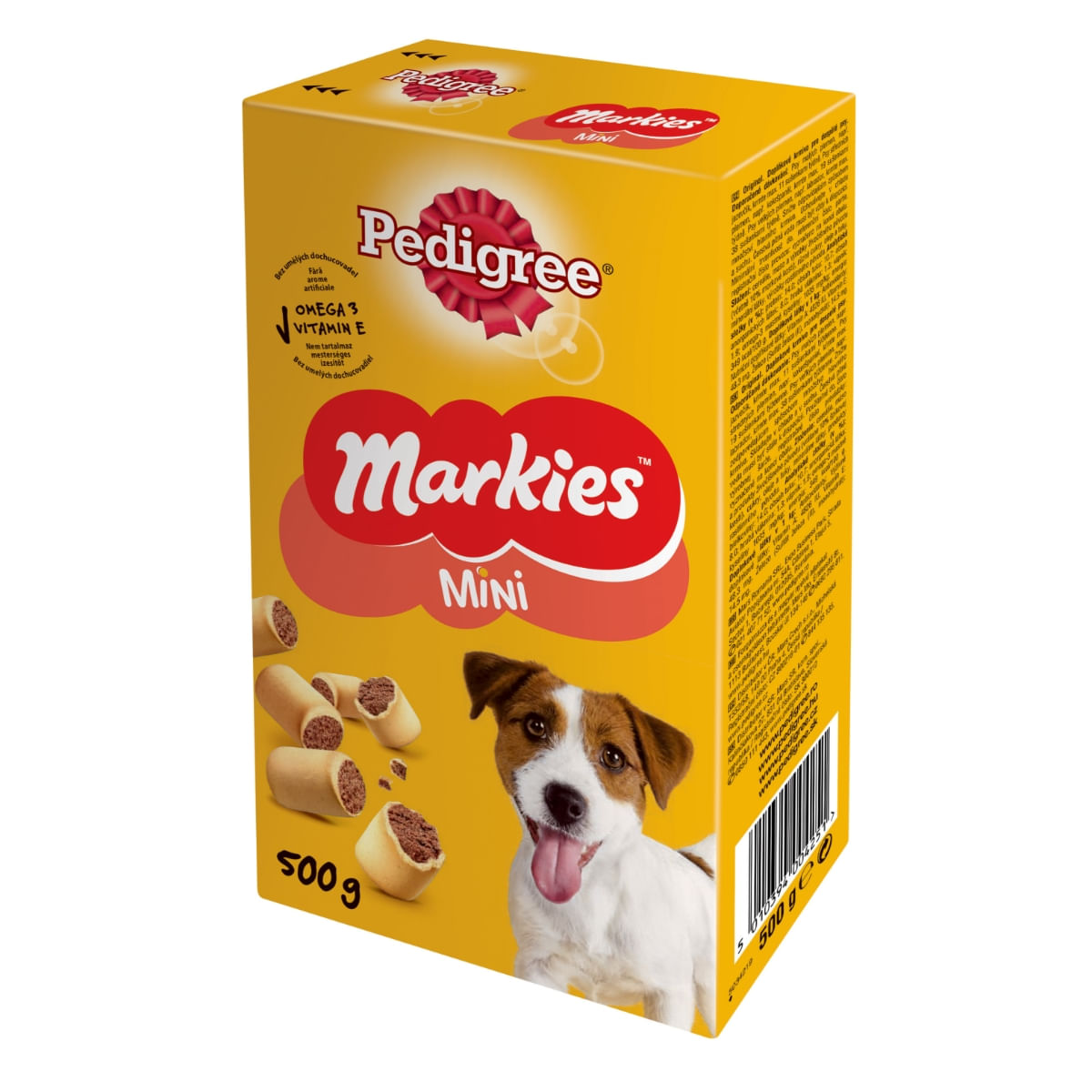 PEDIGREE Markies Minis, recompense câini, biscuiți, aromă de măduvă, 500g - poza 1