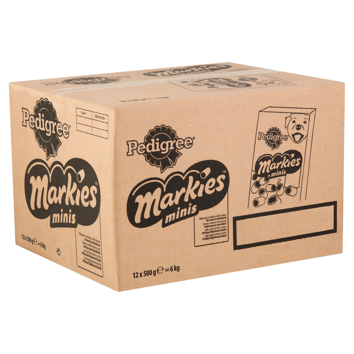 PEDIGREE Markies Minis, recompense câini, biscuiți, aromă de măduvă, 500g - poza 5
