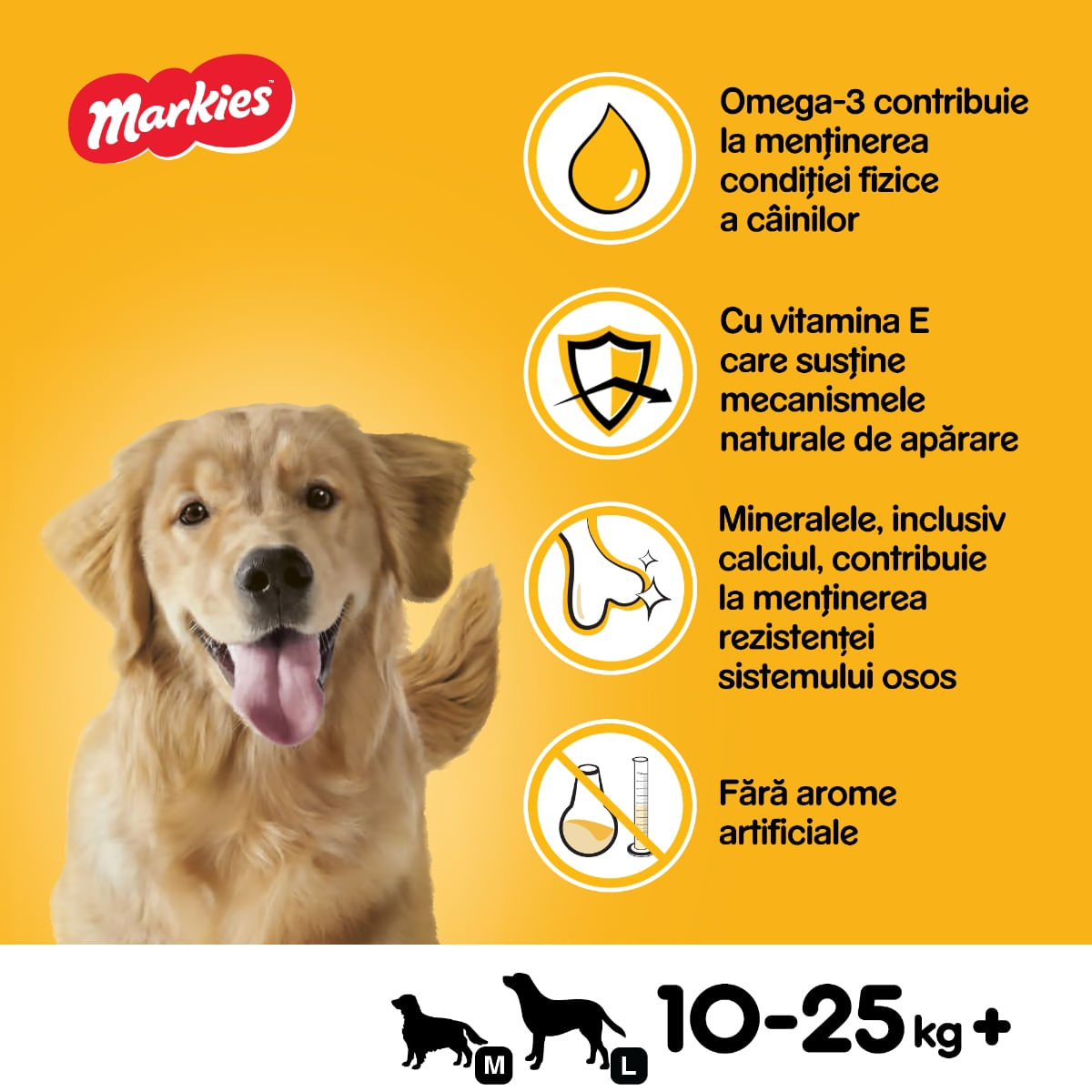 PEDIGREE Markies, recompense câini, biscuiți, aromă de măduvă, 1.5kg - poza 4