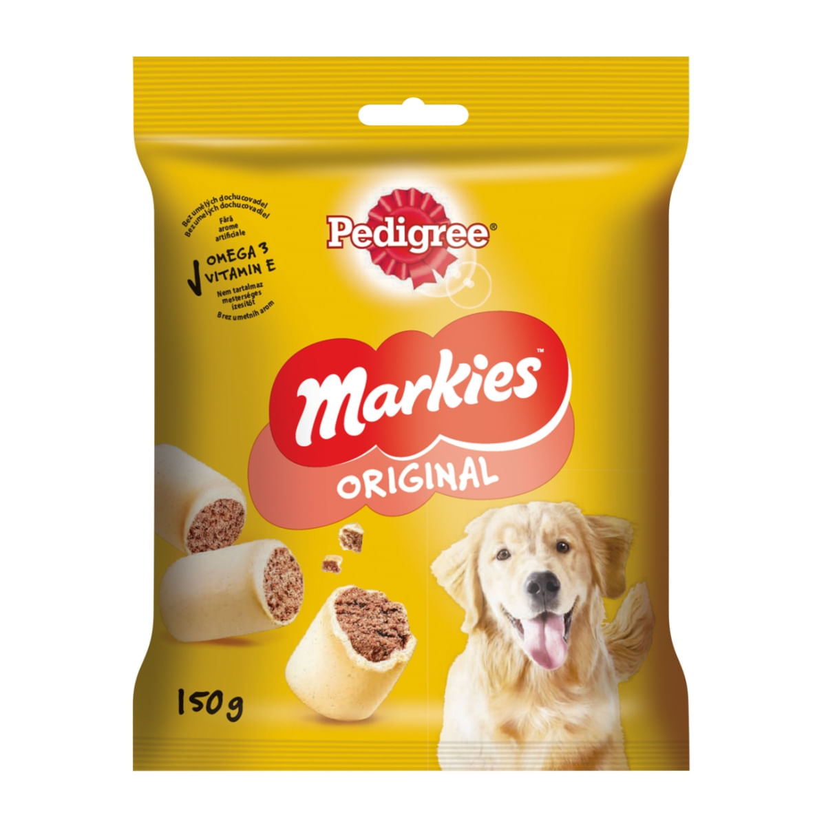 PEDIGREE Markies, recompense câini, biscuiți, aromă de măduvă, 150g - poza 1