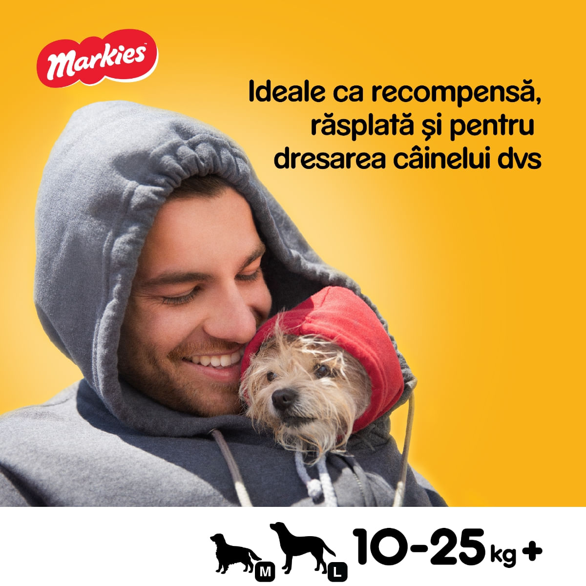 PEDIGREE Markies, recompense câini, biscuiți, aromă de măduvă, 500g - poza 3
