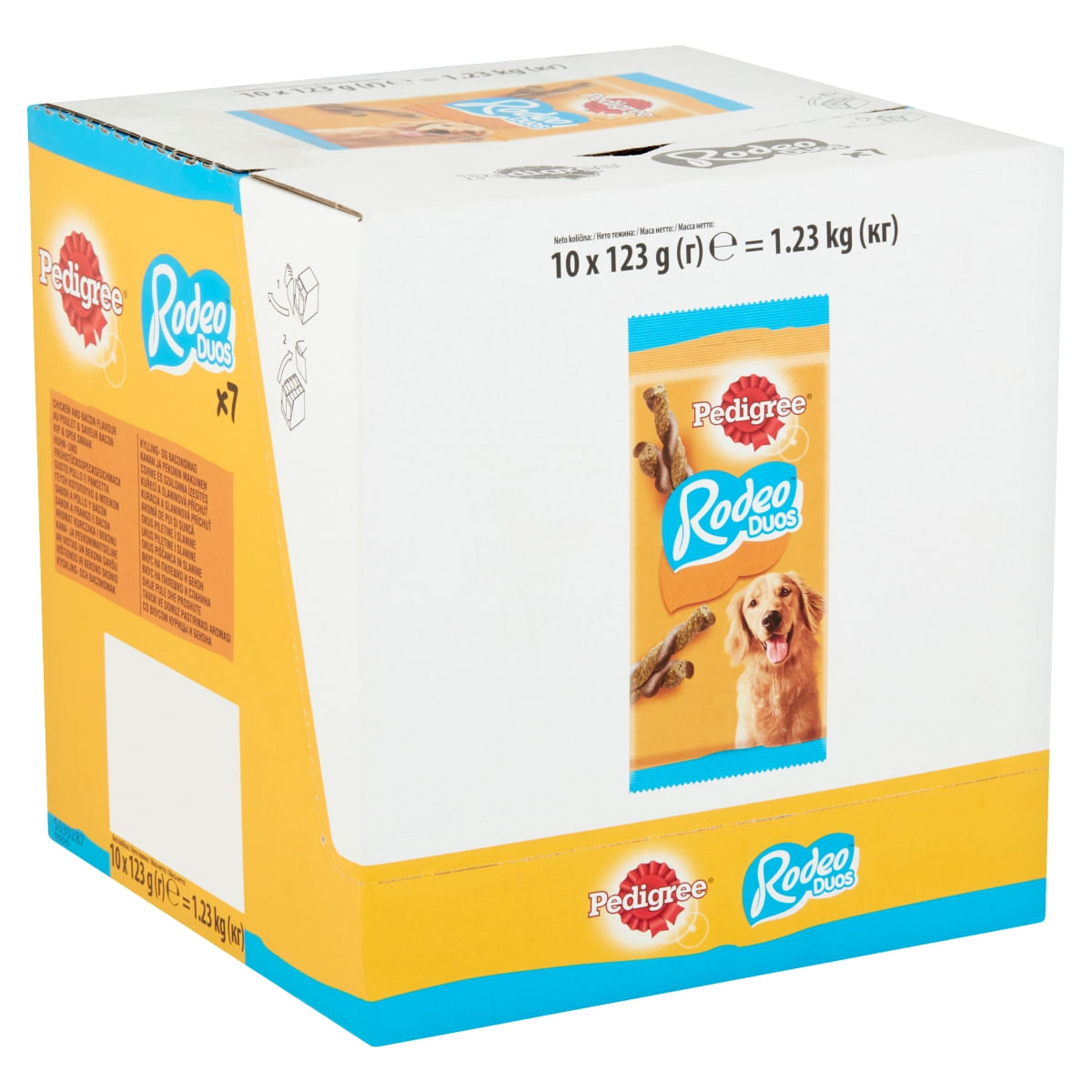 PEDIGREE Rodeo Duos, recompense câini, batoane, Pui și Bacon, 7buc - poza 3