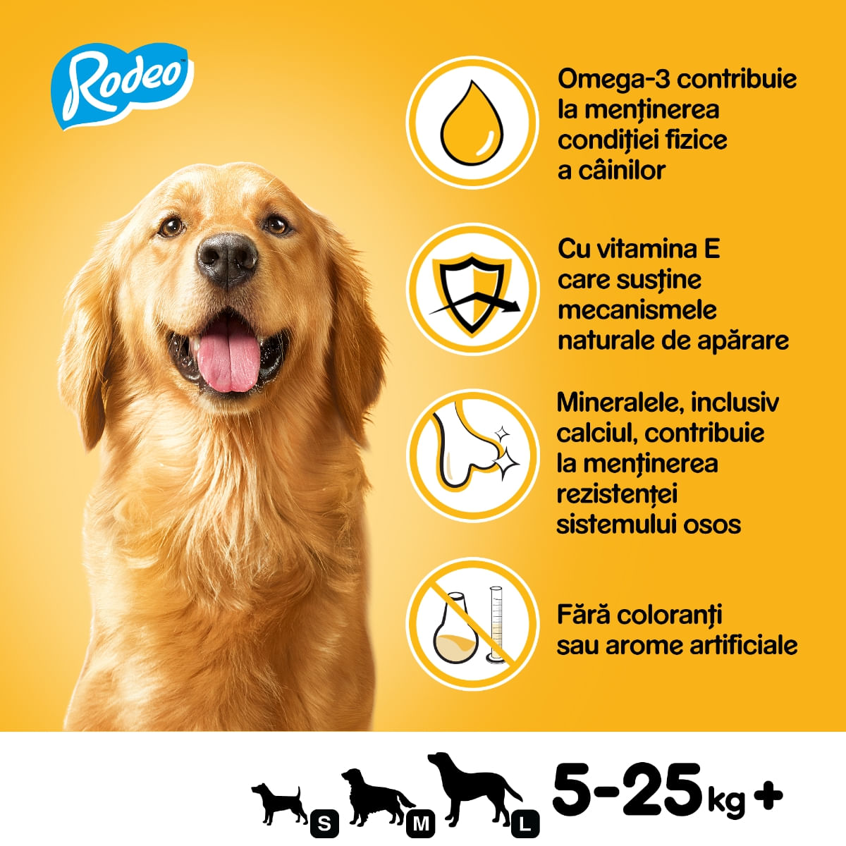 PEDIGREE Rodeo, recompense câini, batoane, Vită, 70g - poza 3
