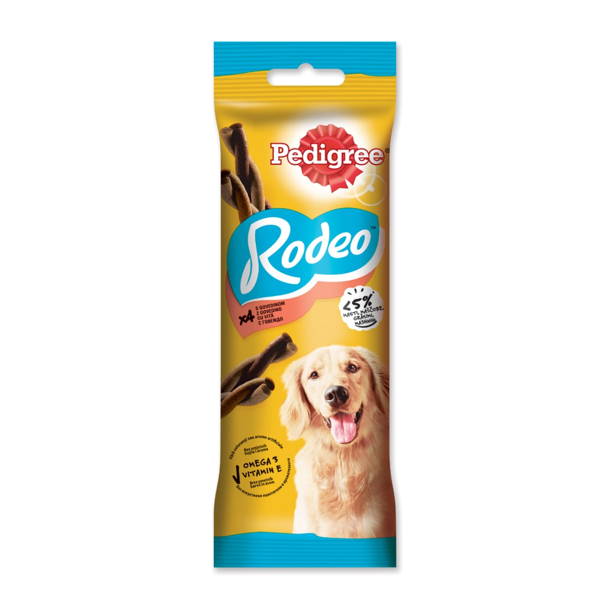 PEDIGREE Rodeo, recompense câini, batoane, Vită, 70g - poza 4