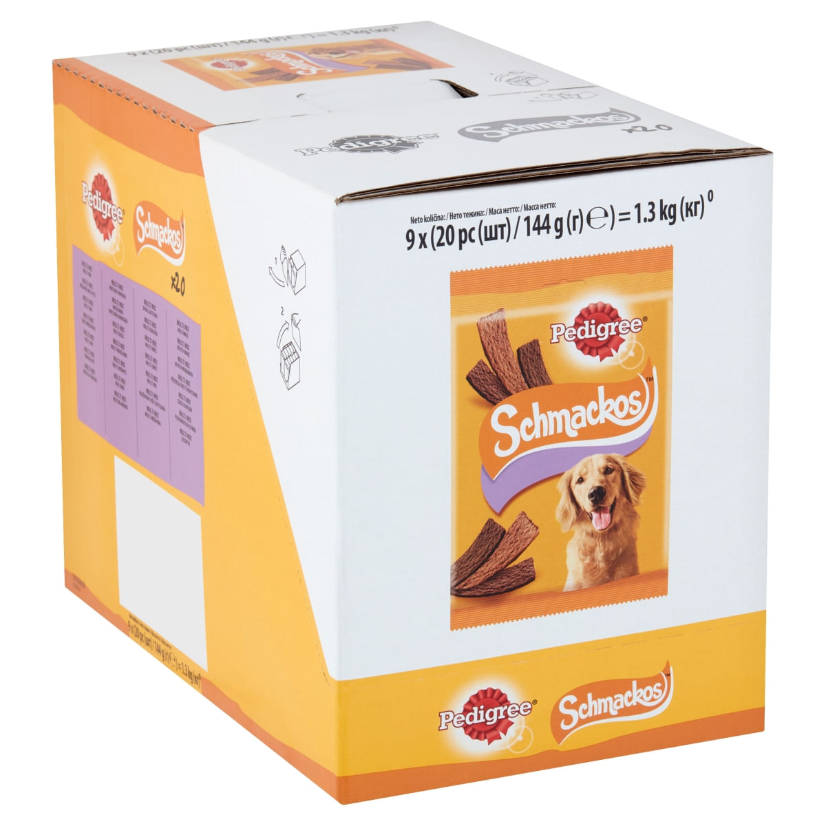 PEDIGREE Schmackos Multi Mix, recompense câini, benzi moi, carne, 20buc - poza 5