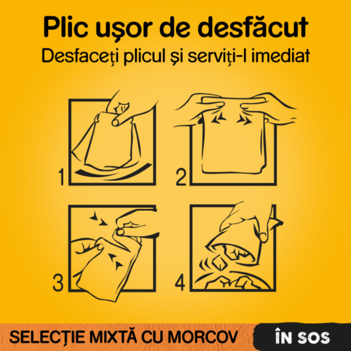 PEDIGREE Selectie Mixtă, XS-XL, Vită și Curcan, plic hrană umedă câini, (în sos), multipack, 100g x 4buc - poza 5