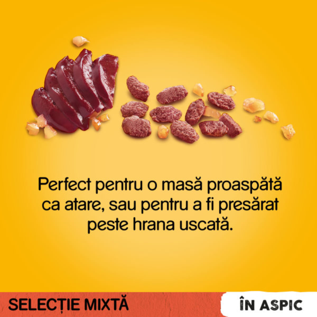 PEDIGREE Selectie Mixtă, XS-XL, Vită și Pasăre, plic hrană umedă câini, (în aspic), multipack, 100g x 4buc - poza 3