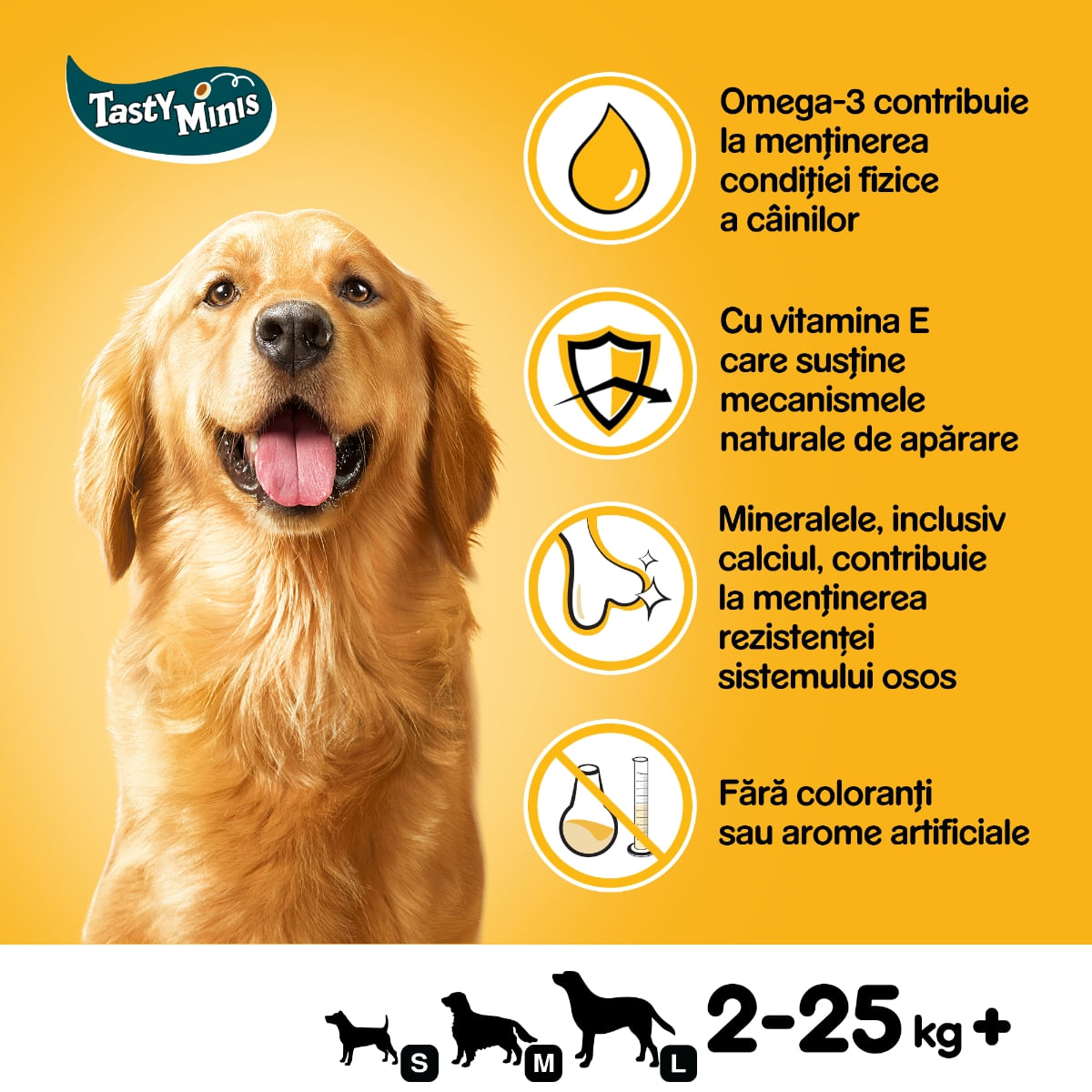 PEDIGREE Tasty Bites, recompense câini, cubulețe cu branză, 130g - poza 4