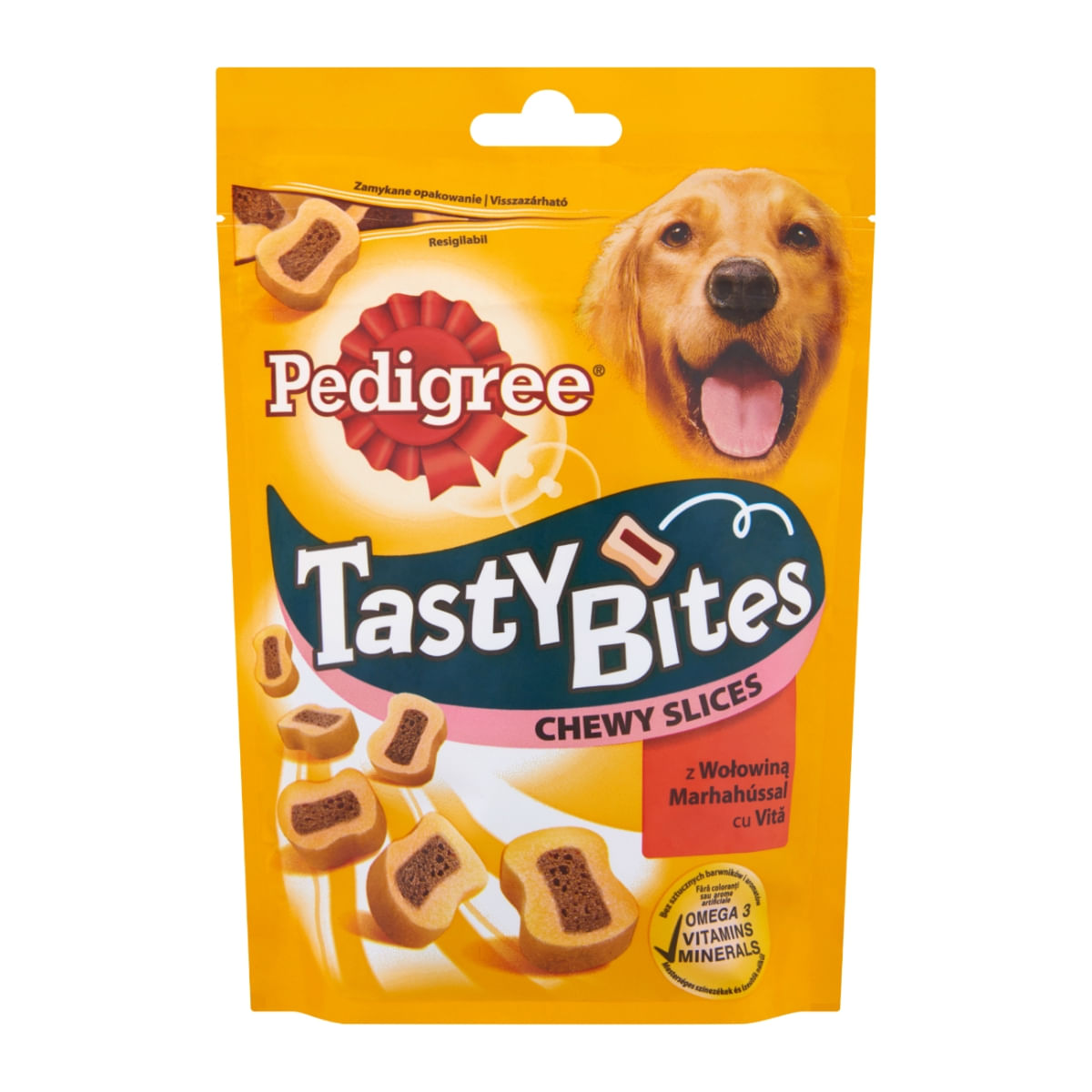 PEDIGREE Tasty Bites, recompense câini, feliuțe cu branză, 155g - poza 2