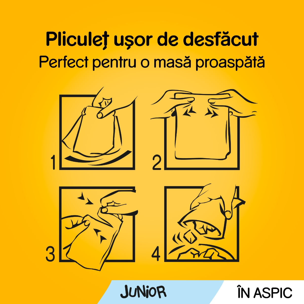 PEDIGREE Vital Protection Junior Multipack, 4 arome, pachet mixt, plic hrană umedă câini junior, (în aspic), 100g x 12 - poza 2