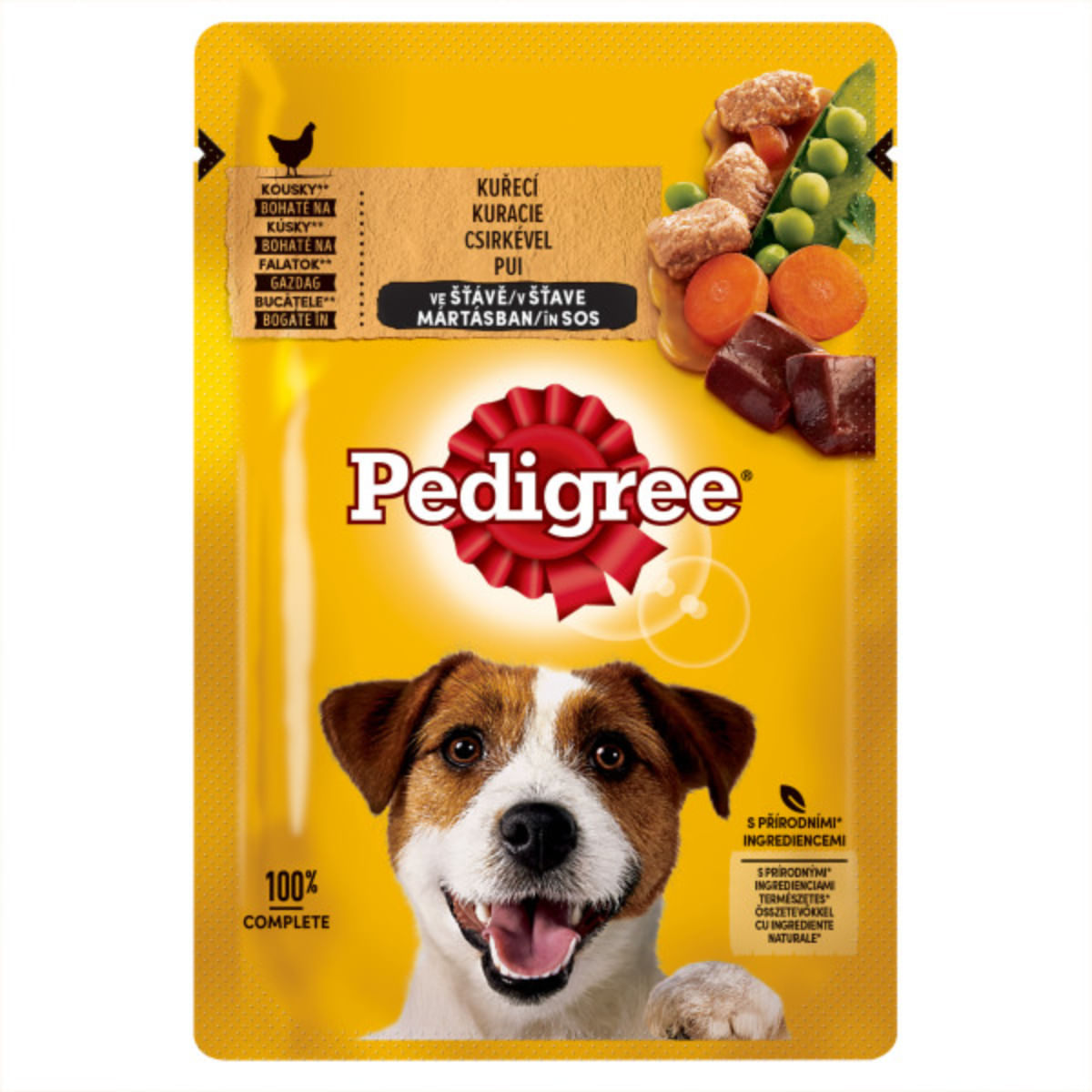 PEDIGREE, XS-XL, Pui și Legume, plic hrană umedă câini, (în sos), 100g - poza 2