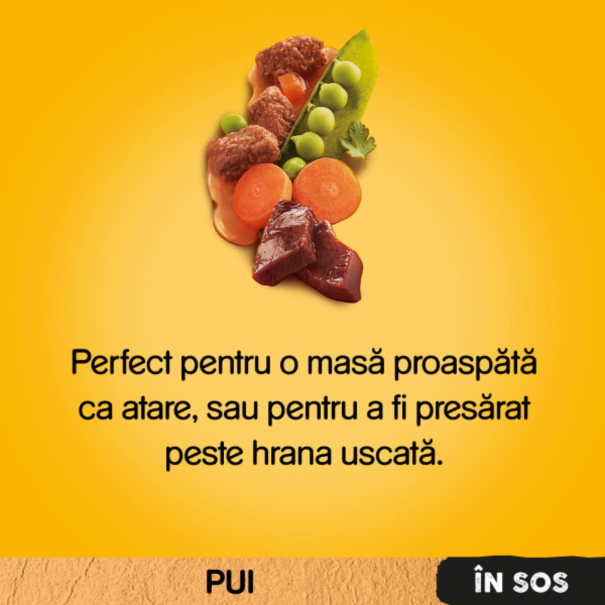 PEDIGREE, XS-XL, Pui și Legume, plic hrană umedă câini, (în sos), 100g - poza 3