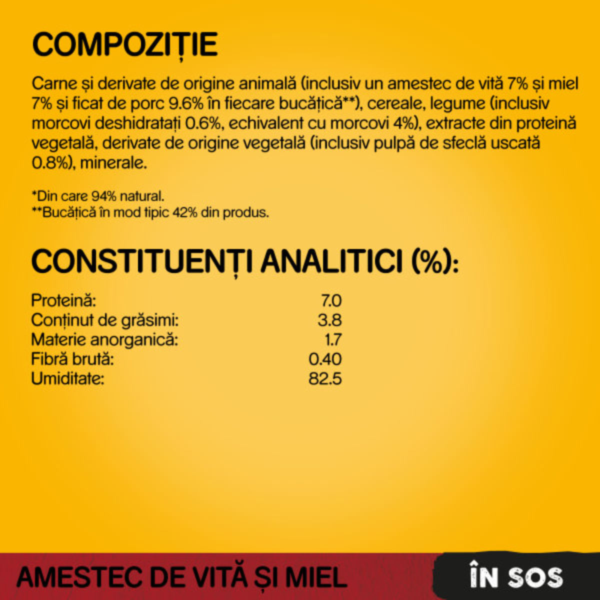 PEDIGREE, XS-XL, Vită și Miel, plic hrană umedă câini, (în sos), bax, 100g x 24buc - poza 5