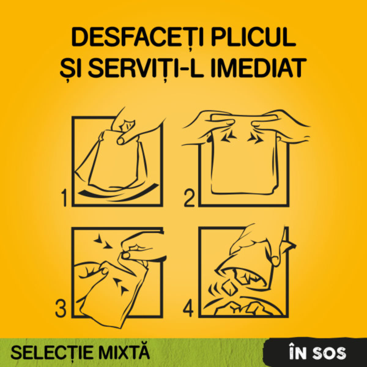 PEDIGREE, XS-XL, Vită și Pasăre, plic hrană umedă câini, (în sos), multipack, 100g x 4buc - poza 5