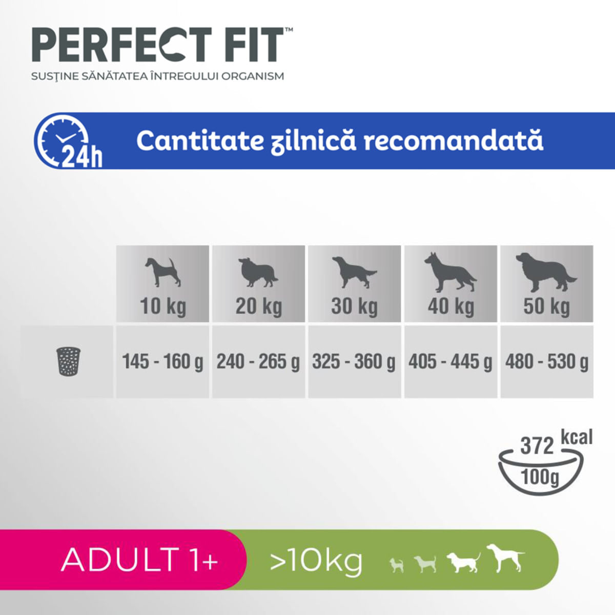 PERFECT FIT Dog Adult 1+, M, Pui, hrană uscată câini, 6kg - poza 3
