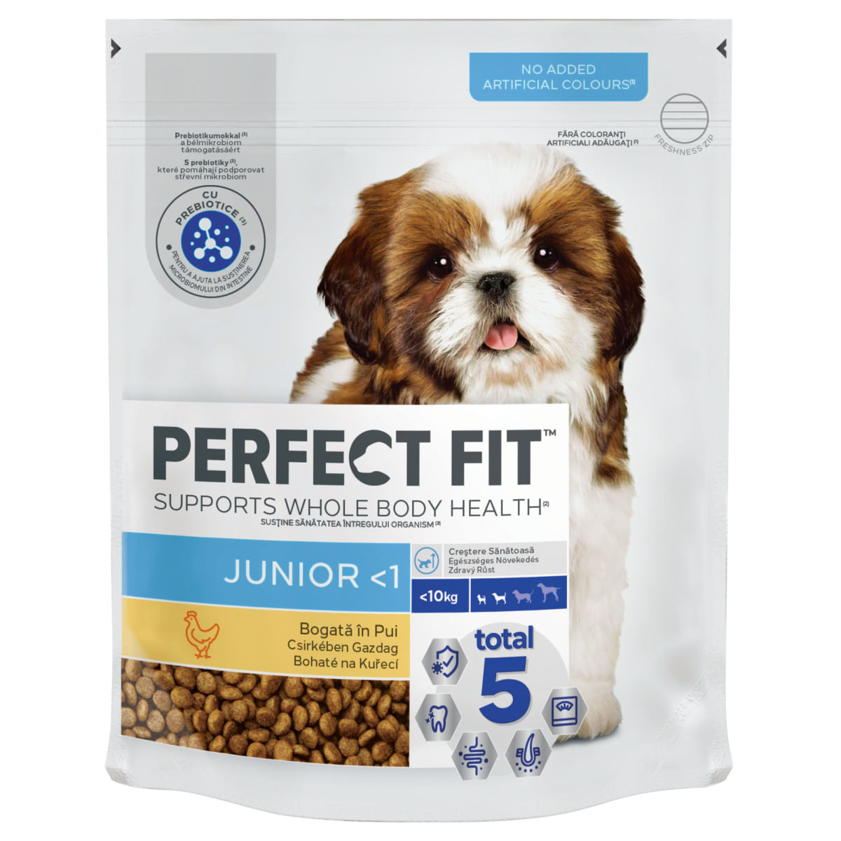 PERFECT FIT Dog Junior Small, XS-S, Pui, hrană uscată câini junior, 825g - poza 1