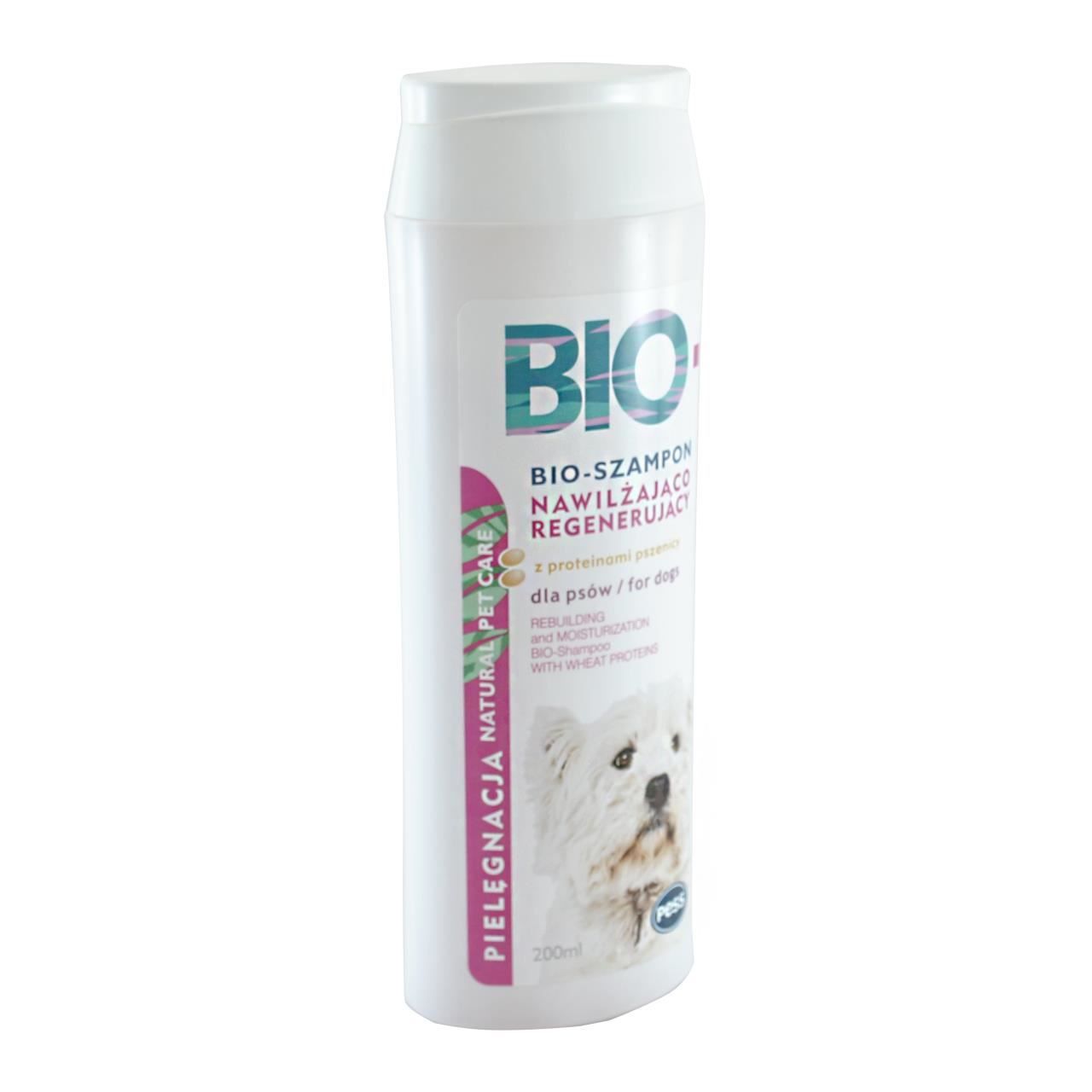 PESS Bio Sampon Caini Hidratant/ Regenerant cu Proteina de Grau, 200 ml